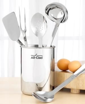 All-Clad Stainless Steel 6 Piece Kitchen Utensil Crock Set.jpg